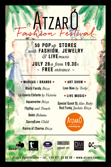 Atzaró Fashion Show Flyer