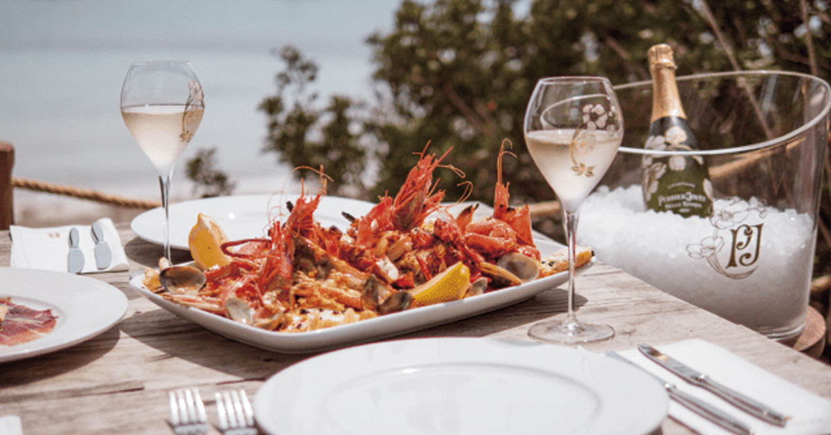 restaurantes mar beso beach ibiza