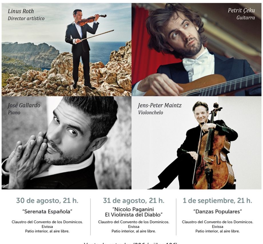 Nuestro embajador Linus Roth organiza Ibiza Concerts