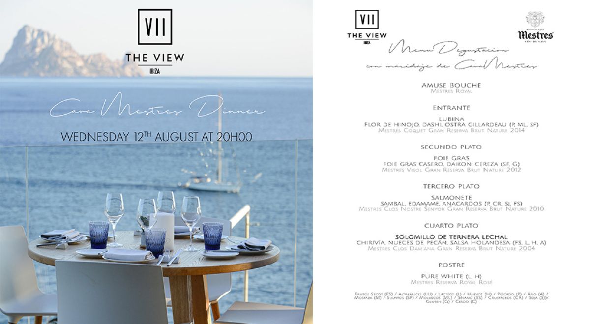 Cena especial en The View, 7 Pines.